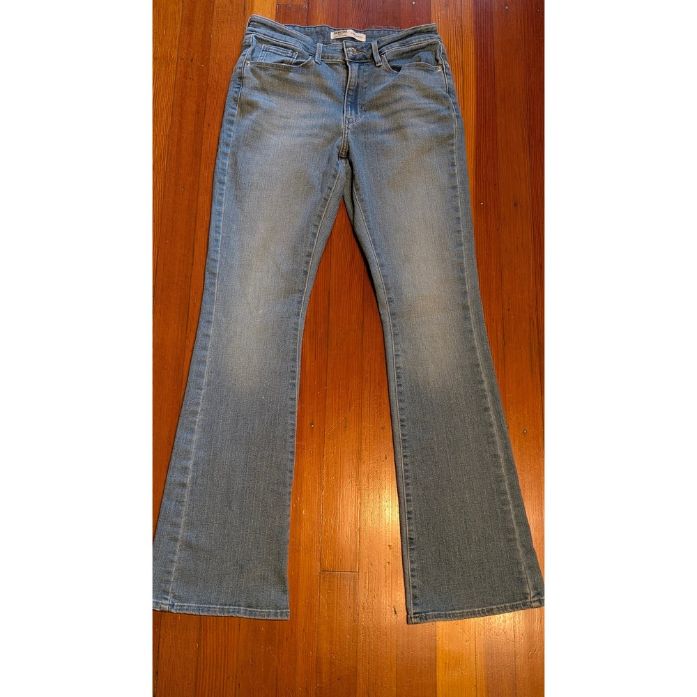 Signature by Levi Strauss Gold Label Mid Rise Bootcut Jeans 4M W27 L32 Blue